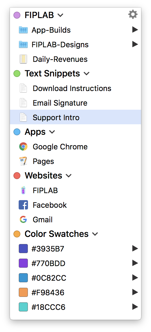 ms office shortcut bar