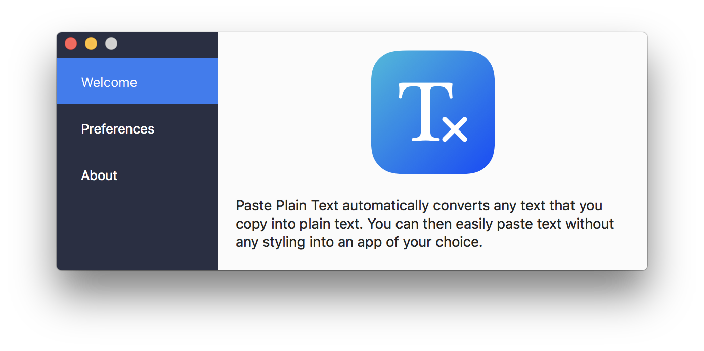 shortcut for paste as plain text on mac